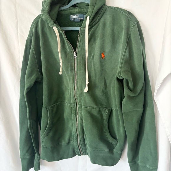 Ralph Lauren Green Hoodie - Picture 2 of 4
